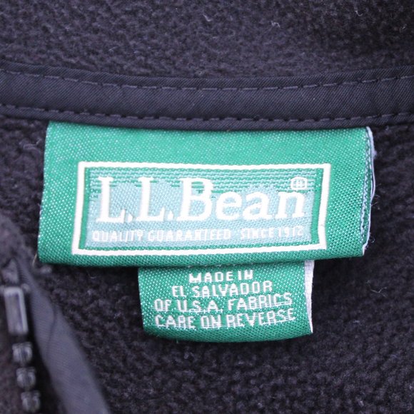 L.L. Bean Fleece Vest size XL Zip up - Picture 2 of 3